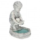 Design Toscano SH38100313 Tommy at the Turtle Pond Little Boy Statue
