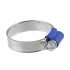 Adjustable Stainless Steel Worm Drive Blue Band Hose Clamp 25mm-38mm