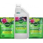 Envii Annual Pond Treatment - Pond Klear, Sludge Klear and Nitrate Klear Treat Sludge, Algae and Green Water