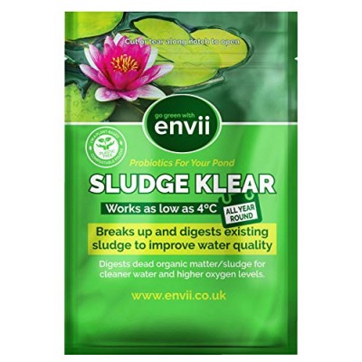 Envii Sludge Klear - Removes Pond Sludge and Unpleasant Odours Down To 4°C - Treats Up To 60,000