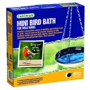 Gardman Bird Bath, Mini Blue, 23 x 6.5 x 23 cm