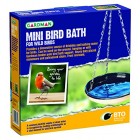 Gardman Bird Bath, Mini Blue, 23 x 6.5 x 23 cm