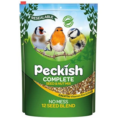 Peckish Complete Seed and Nut No Mess Wild Bird Food Mix, 5 kg