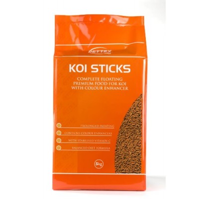 Pettex Premium Complete Orange Koi Sticks, 5 kg