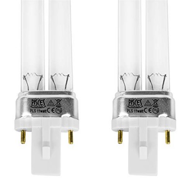 Twin Pack 11w (watt) PLS Replacement UV Bulb Lamp for Pond Filter UVC