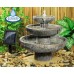 Primrose Ambiente Solar Cascade 3-Tier Fountain Water Feature