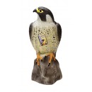 Defenders Decoy Falcon (Life-Like Bird of Prey, Deters Bird and Animal Pests such as Pigeons from Garden Areas), 14 inch (35.5 cm)