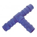 16mm 5/8" T PIECE TEFEN PLASTIC NYLON BARBED TUBING CONNECTOR EQUAL FUEL RUBBER PIPE JOINER HOSE INLINE REPAIR