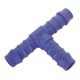 8mm 5/16" T PIECE TEFEN PLASTIC NYLON BARBED TUBING CONNECTOR EQUAL FUEL RUBBER PIPE JOINER HOSE INLINE REPAIR